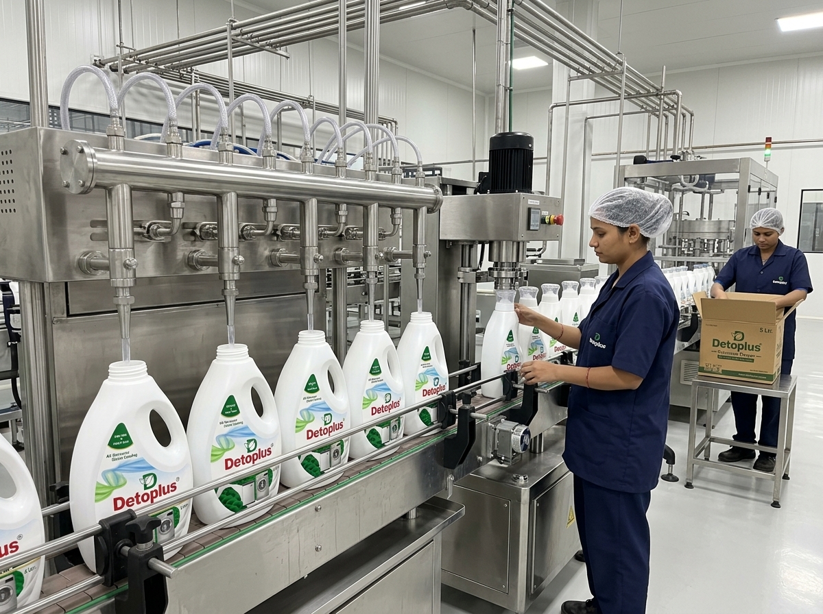 Detoplus 5L Liquid Detergent Bottling and Packaging Line