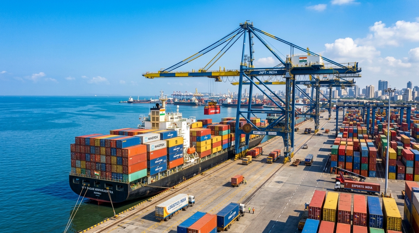 Detoplus Export Cargo Ship at Port